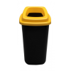 PLAFOR Plafor Sort szelektív hulladékgyűjtő, szemetes 45L fekete/sárga