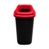PLAFOR Sort szelektív hulladékgyűjtő, szemetes 45L fekete/piros