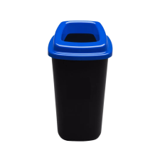 PLAFOR Sort szelektív hulladékgyűjtő szemetes Fekete-Kék 28L szemetes