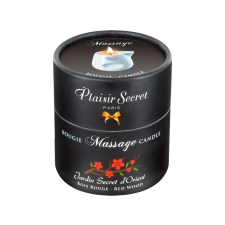  Plaisirs Secrets Red Wood - masszázsgyertya (80ml) síkosító