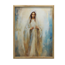 PLAKÁT FALRA ARANY KERETBEN MÁRIA SZENT SZÉPSÉG 40x50 CM grafika, keretezett kép