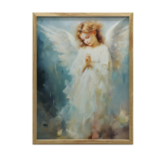PLAKÁT KERETFALHOZ ANGYAL LIGHT OF Heaven NAGY NAPPALI 30x40 grafika, keretezett kép