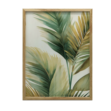 PLAKÁT KERETFALHOZ PRIGASZONE TROPICS GREEN LARGE 50x70 CM grafika, keretezett kép