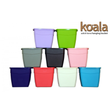 Planet Koala szemetes, fedővel 6L (Hanging Bucket) kávé színű szemetes