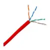 Planet UTP CAT5E Összekötő Piros 305m KAB-UTP5E-L-PVC-RED
