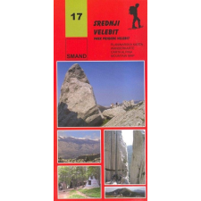 Planinarska karta 17. Srednji Velebit turista térkép Smand 1:30 000 2014 térkép