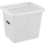 Plast Team Iris Basic Box Műanyag Tárolódoboz tetővel 31L - Átlátszó (TEA000191)