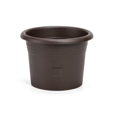 Plastia Öntözés nélküli virágcserép Narza átmérő50 cm, csokoládé, sötétbarna, 50 cm átmérőjű kerti tárolás