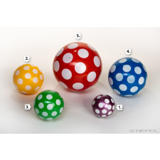 Plasto Ball Kft. Pöttyös labda, 22 cm játéklabda