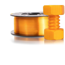 PLASTY MLADEČ Filament PM 1,75mm PETG 1 kg átlátszó sárga nyomtató kellék