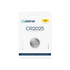 Platinet gombelem lithium CR2025 1db-os (PMBCR20251) (PMBCR20251) gombelem
