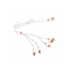 Platinet omega 4-in-1 universal charging cable white ouck4wo