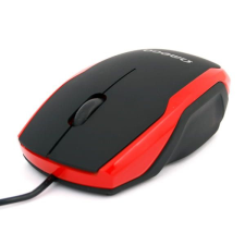 Platinet Omega OM072 3D Optical mouse Black/Red Rubber egér