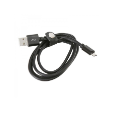 Platinet Platinet Micro USB To USB Leather Cable 1m Black kábel és adapter