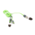 Platinet USB-A to microUSB/Lightning 2in1 Cable Green PUC2PG