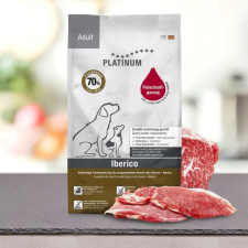 PLATINUM Adult Iberico + Greens 5kg Kutyatáp Ibériaisertésből kutyaeledel