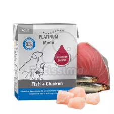  Platinum Menu nedves kutyatáp - hal + csirke 375 g kutyaeledel