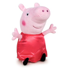 Play By Play Peppa malac classic satin plüss 31 cm, rózsaszín-piros plüssfigura