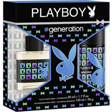 Playboy Generation For Him SET: edt 50ml + Deo spray 150ml kozmetikai ajándékcsomag