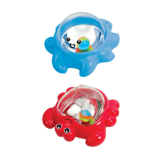Playgo : Állatos bébi fürdőjáték - polip és tarisznyarák fürdőszobai játék