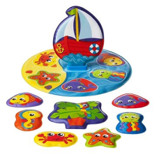 Playgro - Úszó puzzle fürdőkádba fürdőszobai játék