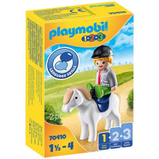 Playmobil : 1-2-3 - Kisfiú pónival (70410P) (PLAYMOBIL70410P) - Játékfigurák playmobil