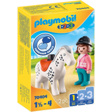 Playmobil 1.2.3 lovas és ló 70404 playmobil