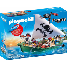 Playmobil 70151 Kalózhajó vízalatti motorral autópálya és játékautó