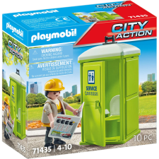 Playmobil 71435 City Action - Mobil WC (71435) játékfigura