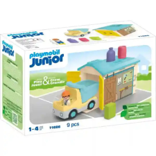 Playmobil 71686 Junior - Teherautó formaválogató garázzsal playmobil