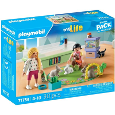 Playmobil 71753 My life Kezdőkészlet, Család nyuszikkal figura szett playmobil