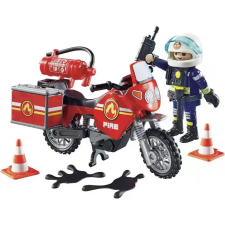 Playmobil Action Heroes Motoros tűzoltó balesetnél (71466) (Playmobil71466) játékfigura