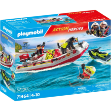 Playmobil City Action : 71464 - Tűzoltócsónak aqua scooterrel playmobil