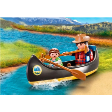 Playmobil Family Fun Hordozható kempingezős szett csónakkal playmobil