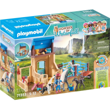 Playmobil Horses of Waterfall Amelia és Whisper lovasboksszal (71353) playmobil