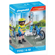 Playmobil : Kerékpáros rendőr töltőállomással playmobil
