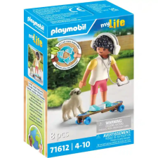 Playmobil® Playmobil 71612 Gördeszkás fiú kiskutyával playmobil