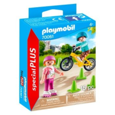 Playmobil Special Plus Gyerekek biciklivel és görkorcsolyával 70061 playmobil