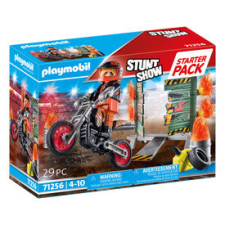 Playmobil : Starter Pack - Kaszkadőr motorral és tüzes karikával playmobil