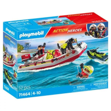 Playmobil : Tűzoltócsónak aqua scooterrel 71464 playmobil