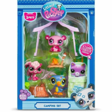  Playset Bandai Littlest Pet Shop Camping játékfigura