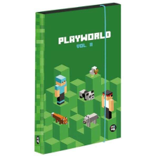  PlayWorld füzetbox - A4 - zöld füzetbox