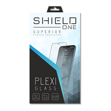  Plexi fólia iPhone 13 - ShieldOne Plexi kijelzővédő fekete kerettel mobiltelefon kellék
