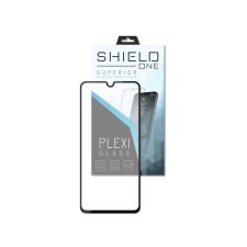 Plexi fólia iPhone 16e - ShieldOne Plexi kijelzővédő fekete kerettel mobiltelefon kellék