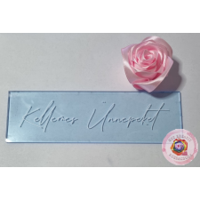  Plexi tábla kellemes Ünnepeket 18 CM dekorációs kellék