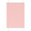  pliszírozott redőny rózsaszín 100x100 cm szövetszélesség 99,4cm
