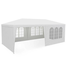 Plonos Italform XL kerti Pavilon 4 oldallal 3x6m - fehér kerti bútor