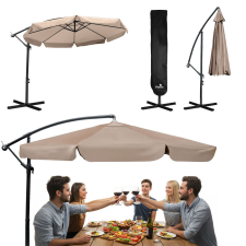 Plonos Parasol ogrodowy składany 8 segmentowy 350 cm z pokrowcem Plonos PL-881 kerti bútor