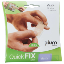 PLUM 5504 QuickFix Mini Elasztikus sebtapasz adagolós dobozban 30db-os elsősegély