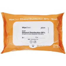 PLUM WipeClean Ethanol Disinfection 80% fertőtlenítő kendők, small tisztító- és takarítószer, higiénia